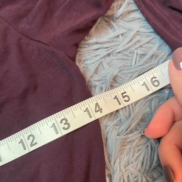 Aritzia Wilfred Free Burgundy Purple Dress Size M - Picture 3 of 5